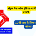 Central Bank of India Apprentice Recruitment 2024