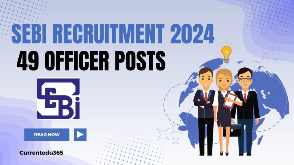 SEBI invites recruitment 2024