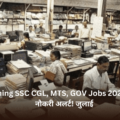 Upcoming SSC CGL, MTS, GOV Jobs 2024