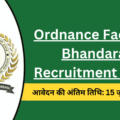 Ordnance Factory Bhandara Recruitment 2024