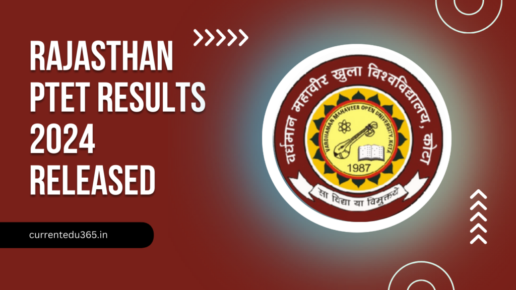 Rajasthan PTET Results 2024