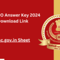 SSC CPO Answer Key 2024 Download Link_ @ssc.gov.in Sheet